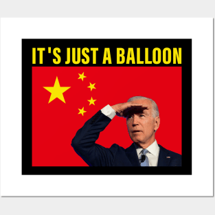 Chinese Spy Balloon -it's just a balloon- Posters and Art